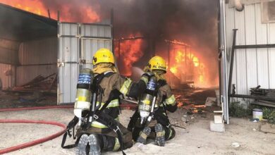 الحرائق في الكويت