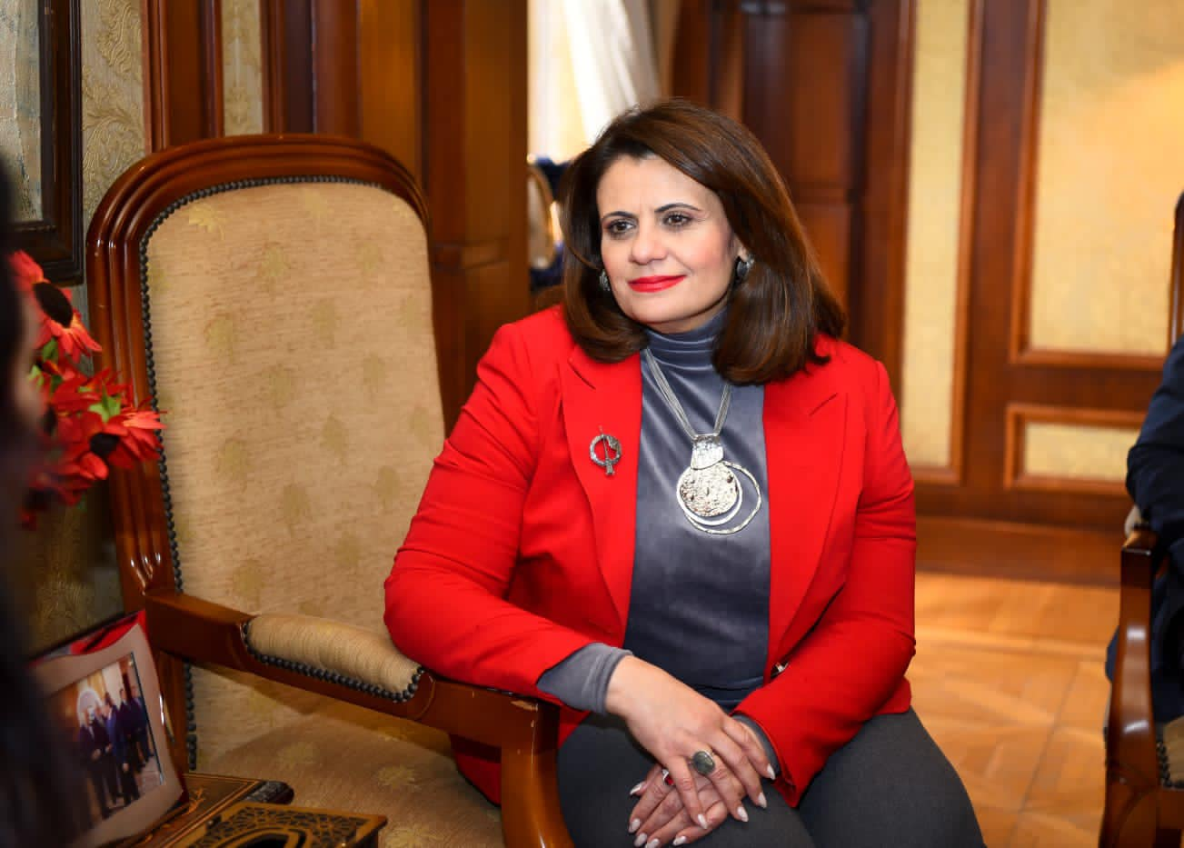 وزيرة الهجرة